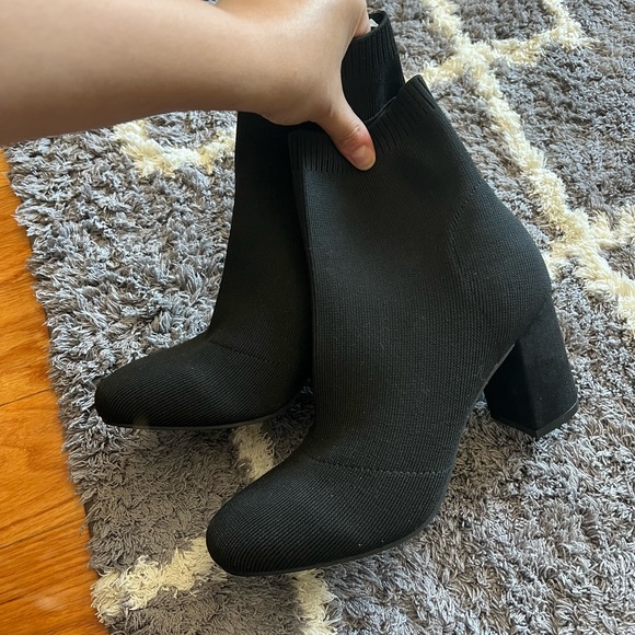 Black MIA sock booties! - Picture 3 of 4